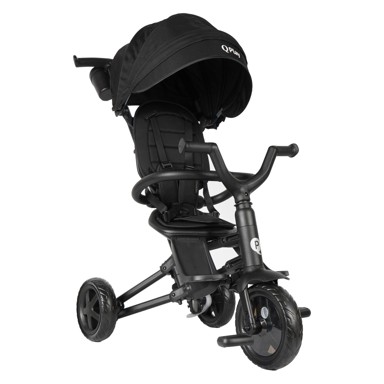 QPLAY Tricikl NOVA NIELLO EVA, crni