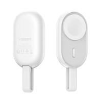 VEGER Powerbank prijenosni punjač W0102, bijeli, 1200 mAh, bežični, za Apple Watch