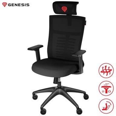 GENESIS Gaming stolica Astat 200, crna