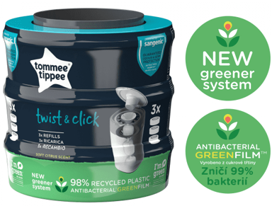 TOMMEE TIPPEE Umetak Twist & Click 3/1