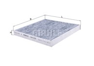 MAHLE Filter kabine MITSUBISHI LAK 636 MIRAGE / SPACE STAR HATCHBACK 1.2 (A03A) 12 , sa aktivnim ugljenom