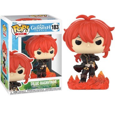 FUNKO POP! Figura GENSHIN IMPACT DILUC RAGNVINDR 9cm