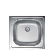 METALAC Sudoper inox standardni kocka fi 60 sa preljevom 465x435 QUADRO