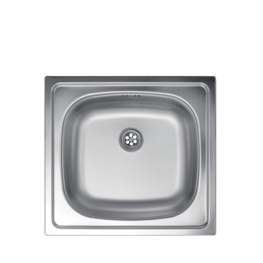 METALAC Sudoper inox standardni kocka fi 60 sa preljevom 465x435 QUADRO