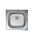 METALAC Sudoper inox standardni kocka fi 60 sa preljevom 465x435 QUADRO