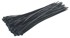 Plastična Kabelska vezica PA6.6 430x4,8 mm, crna