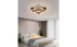 LED Stropna svjetiljka 44 W, crno/drvena, CCT, daljinski