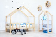 Dječji krevet u obliku kućice, 80 x 160 cm, ladica, noge: bez nogu