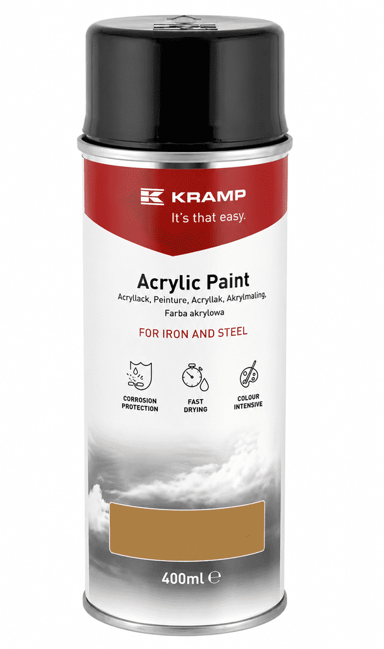 KRAMP Boja za strojeve, žuta, snažna, smeđa 400 ml