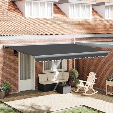 Tenda, 400 x 300 cm, platno i aluminij, antracit i siva