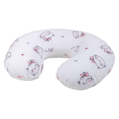 BUBABA BY FREEON Jastuk za trudnicu i dojilju mali Mačka 70 cm, rozi