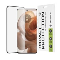 TECHSUIT 111D Zaštitno staklo kaljeno / 3D zaobljeno staklo za Motorola Edge 50 Ultra, crno