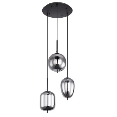 GLOBO Stropna svjetiljka Blacky 3xE14 40W