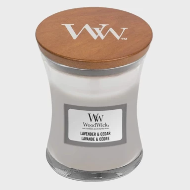 WOODWICK Svijeća classic mini Lavender & Cedar - S