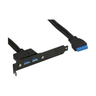 INLINE Slot poklopac 33390C, 2x USB-A na USB 3.0