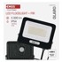 EMOS LED reflektor ZS2344B Glaro, PIR senzor, 50 W, IP54, 5000 lm, neutralna bijela, crna
