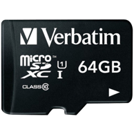 VERBATIM Memorijska kartica Premium, 64 GB, MicroSDXC, Class 10