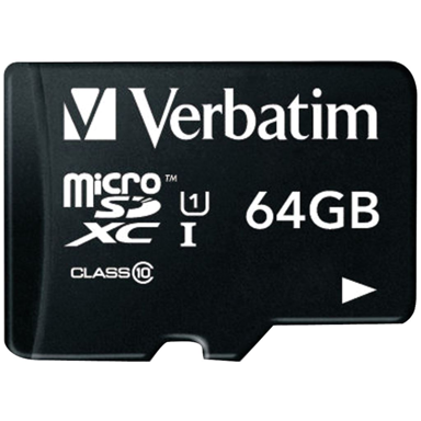 VERBATIM Memorijska kartica Premium, 64 GB, MicroSDXC, Class 10
