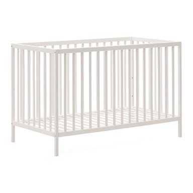 KAVE HOME Bijeli dječji krevet od masivne bukve 60x120 cm Shantal