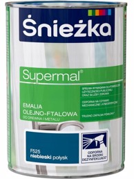 ŚNIEŻKA Supermal Emajl, plavi, sjajni, 0,8 l