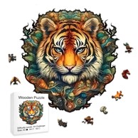 Drvene puzzle tigar