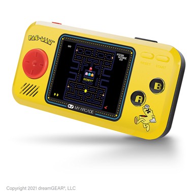MY ARCADE Igraća konzola Pocket Player Pac-Man Portable Gaming System, 3 igre u 1