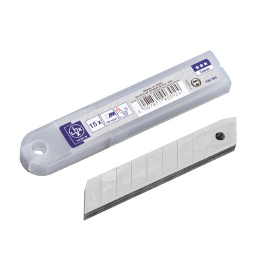 LUX TOOLS Nož za skalpel 18 mm 15 kom stakl.