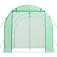 VEVOR Tunelski staklenik 2,93x1,97x1,94 m, zeleni