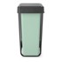 BRABANTIA Mentol zelena/tamno siva plastična kanta za smeće za odvojeni otpad/ugradbena 60 l Sort&Go 