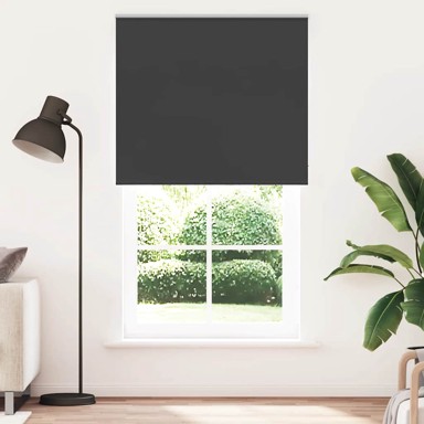 Rolo zavjesa Blackout Black 125x210 cm Širina tkanine 121,6 cm
