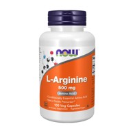 NOW L-arginin, 500 mg, 100 kapsula