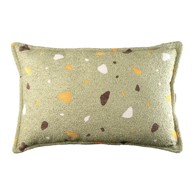 WIGIWAMA Dječji jastuk za sjedenje od bouclé tkanine Terrazzo Bolster, zelena