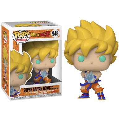 FUNKO POP Figura DBZ Super Saiyan Goku w/ Kamehameha, 9 cm