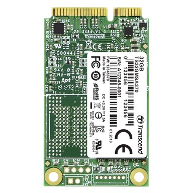 TRANSCEND SSD disk MSA370, 32GB, mSATA, SATA III