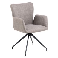 ACTONA Sive okretne blagovaonske stolice u kompletu od 2 kom Laura 