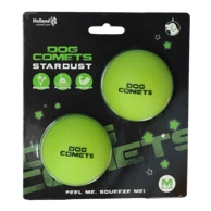 DOG COMETS Loptice Stardust, M, 2 kom, green
