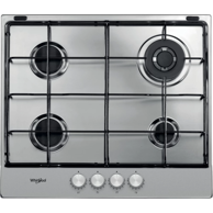 WHIRLPOOL Ugradbena plinska ploča TGML 651 IX, 55 cm, 4 zone, nehrđajući čelik