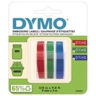 DYMO 3D vrpca, 9 mm x 3 m, pakiranje 3 kom, sorto