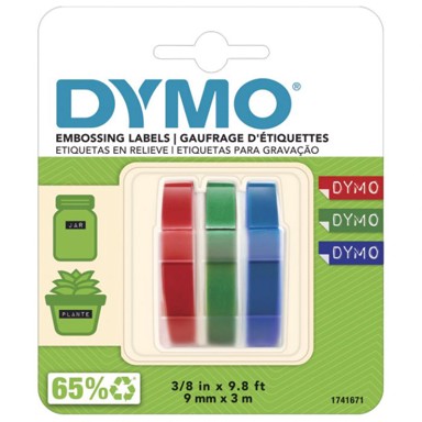 DYMO 3D vrpca, 9 mm x 3 m, pakiranje 3 kom, sorto