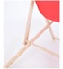 ROJAPLAST Drvena ležaljka Bahama, crvena