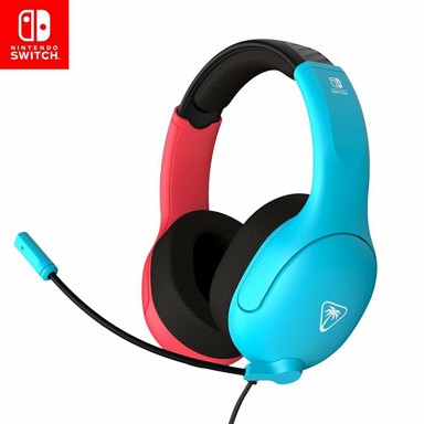 TURTLE BEACH Gaming slušalice Airlite Fit NS2 Neon, crveno/plava