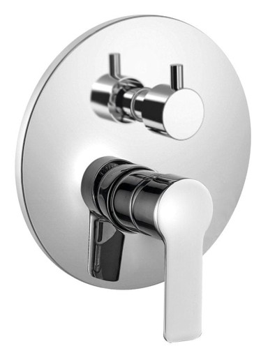 SAPHO BARON Ugradbena miješalica za tuš, 2 izlaza, krom