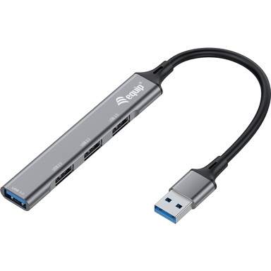 EQUIP USB hub, 4-portni, USB 3.0, 1× USB 3.0 + 3× USB 2.0, 5 Gbps