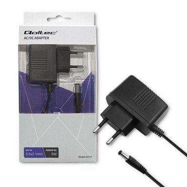 QOLTEC Napajanje s utikačem 5 W, 5 V, 1 A, 5,5 x 2,1 mm