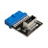 AKASA Adapter USB 3.0 zu USB 3.1 20-pin AK-CBUB51-BK