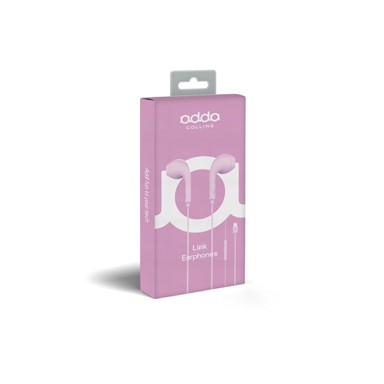 ADDA COLLINS Slušalice ERP-001-LP Link, žičane, In-Ear, Type-C, roze
