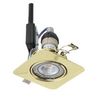 EGLO Ugradbena LED rasvjeta, GU10, 5 W, 87x87, 3000K, mesing