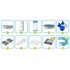 INTEX 26712ND Prism Frame montažni bazen s okvirom, 366 x 76 cm, set 4 u 1