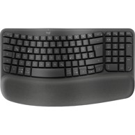 LOGITECH Tipkovnica Wave Keys, crna, bežična, Bluetooth