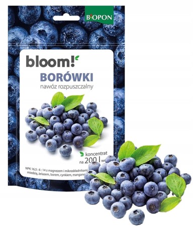 BROS Biopon Bloom topivo višekomponentno gnojivo za borovnice 200 g